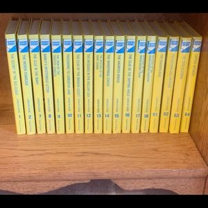 Nancy Drew Stamp, glossy hardcover Mystery Books